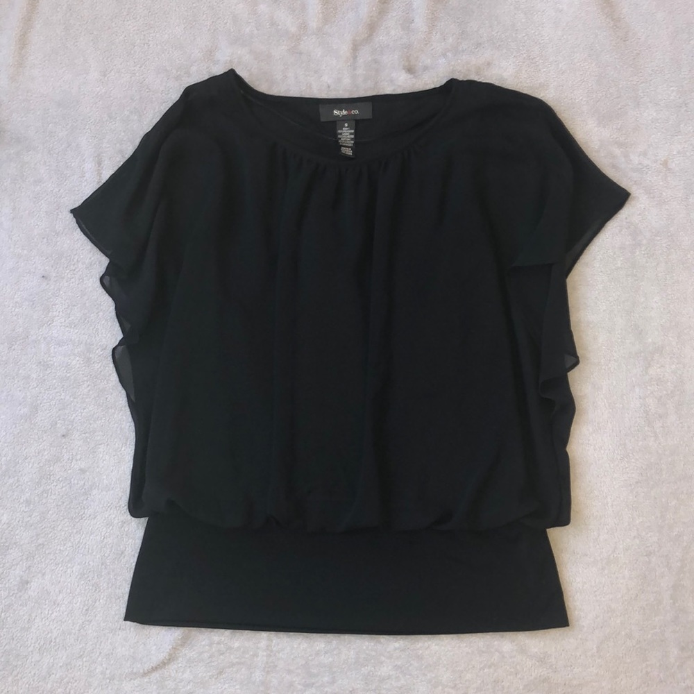 Style & Co - Black Blouse
